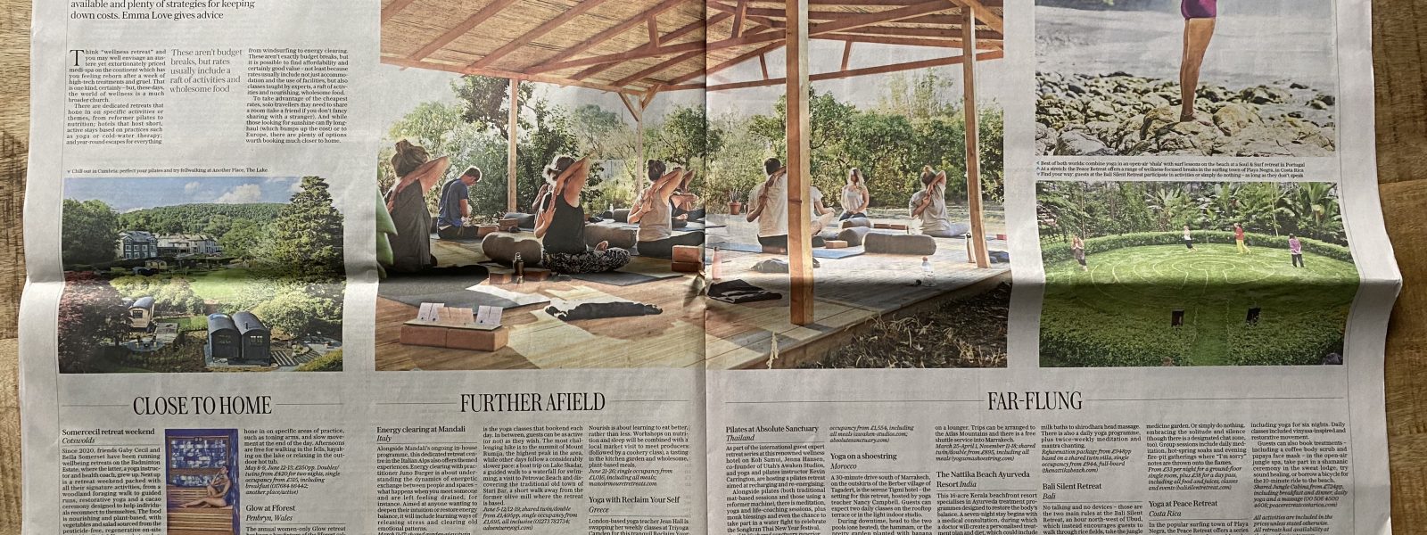 Telegraph Travel - Tigmi Morocco - YOAS Yoga Retreats